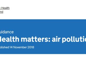 UK Government Health Guidance on Air Pollution